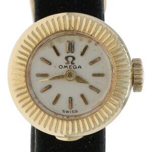 Omega Retro Ladies Watch - Yellow Gold 14k Manual